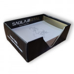 Sağlam Metal 11 cm x 8 cm Küp Not Kağıdı