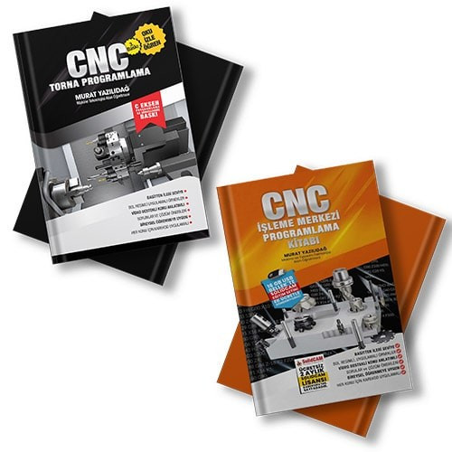 CNC İmalat Teknolojisi Seti | CNC Torna Programlama - CNC İşleme Merkezi Programlama 2\'li SET